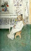 Carl Larsson i nattskjortan Germany oil painting artist